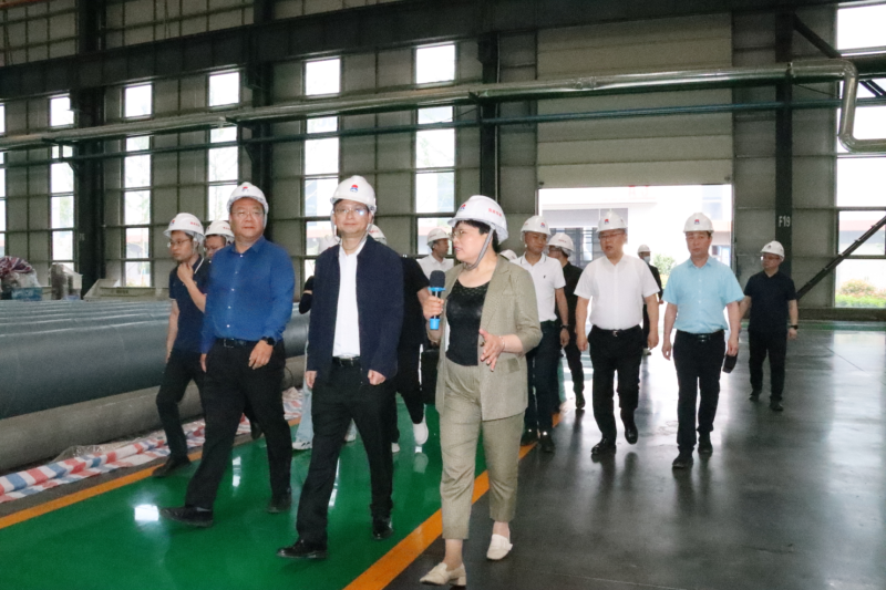 貴陽市政協(xié)副主席、清鎮(zhèn)市委書記付濤一行到明泰鋁業(yè)考察